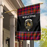 Clan Gow (or McGouan) Tartan Crest Black Garden Flag DY93 Clan Gow Tartan Today